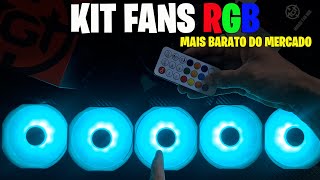 UNBOXING  KIT FANS RGB TGT MIRAGE [upl. by Lamaj]