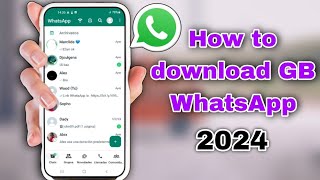 Heres How to Download GB WhatsApp Latest Version 2024  GB WhatsApp [upl. by Netaf630]