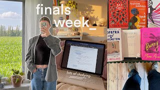 STUDY VLOG  finals week 6AM productive study days balancing uni and life [upl. by Clement]