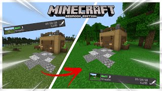 Gebäude in der MCPEBedrock Edition in eine ANDERE WELT einfügen Minecraft Deutsch german [upl. by Attenat]