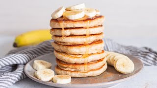 Die fluffigsten Bananen Pancakes  ohne Ei einfaches Rezept [upl. by Sandy]