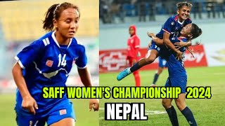 SAFF Womens Championship  Nepal Vs Maldives 110 Highlight 2024 Rangasala Khel Maidan Nepal [upl. by Nightingale]