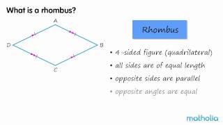 Properties of a Rhombus [upl. by Ragde]