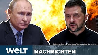 PUTINS KRIEG Wolodymyr Selenskyj warnt Vereinte Nationen vor russischer Atomkatastrophe  STREAM [upl. by Milone]