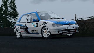 Assetto Corsa  Rally San Froilan  TC3 Lugo Guntin  FGA Virtual  Peugeot 106 [upl. by Yenhpad]