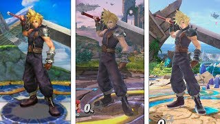 Super Smash Bros Ultimate  Cloud Evolution  20142018 [upl. by Zetrauq]