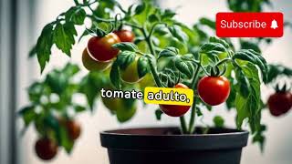 Guía Básica de Cultivo de Tomate en Maceta  Huerto Urbano [upl. by Aettam548]