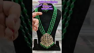 💐beautiful jewellery collectionstrending jewellery collectionspearlslatestjewellery1grm gold [upl. by Nagyam169]