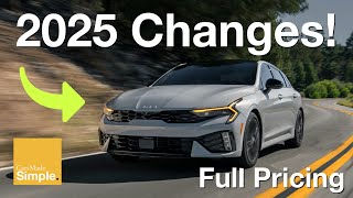 2025 Kia K5 Full Change List and Pricing  No More 16T Engine More Expensive [upl. by Soble382]