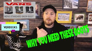 Vans Standard Snow Boot Dude Review [upl. by Stolzer]