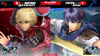 Shark Tank 113 Top 8 Losers Round 1  Nicko Shulk Vs Guts Ike  SSBU Tournament [upl. by Raamaj]