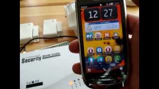 GSM ALARM SYSTEM SC101 Step 3 HOW TO SET UP MOBILE PHONE [upl. by Ahsinned52]