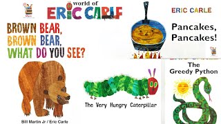 Brown Bear Brown Bear What Do You See  The Very Hungry Caterpillar Read Aloud by Eric Carle [upl. by Anaik762]