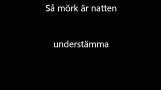 Så mörk är natten  understämma [upl. by Ohcirej683]