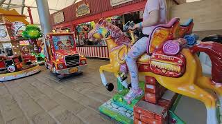 horse kiddie ride  trecco bay parkdean resorts [upl. by Arleta]