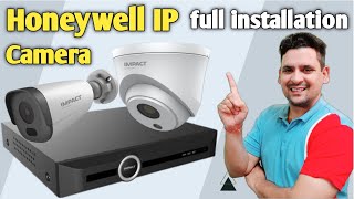 Honeywell IP Camera installation amp Configuration  Honeywell NVR Setup  Imapct series NVR Online [upl. by Phemia]