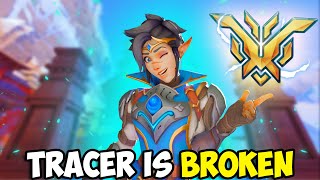 I see why Tracer is BROKEN  Overwatch 2 Top 500 Gameplay [upl. by Knepper]