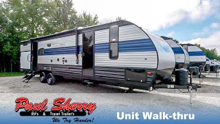 Bunkhouse Travel Trailer  2021 Forest River Grey Wolf 29TE [upl. by Aloz]