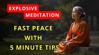 How to Meditate in 5 Minutes 6 Simple Techniques for Quick Relaxation and Calm🙏✨ [upl. by Aliahkim]