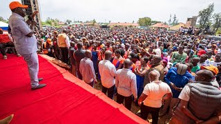 LIVE Raila Odingas Massive Rally in Esibuye Vihiga County [upl. by Mayes]