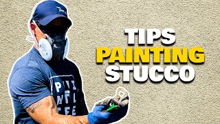 How To Prep amp Paint Stucco Painting Stucco With A Paint Sprayer [upl. by Papotto]