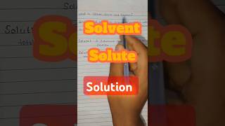 What is solvent solute and solutions kamal kishor education chemistry [upl. by Munson]