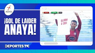 Gol de Leider Anaya en la final ida entre el Lone FC vs Juticalpa [upl. by Quincy808]