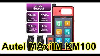 Autel MAxiIM KM100 Key Programmer Key Features [upl. by Tamiko]