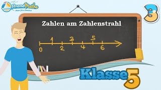 Zahlenstrahl  Klasse 5 ★ Übung 3 [upl. by Atsirtal]