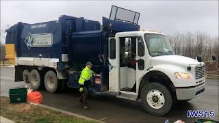 Waste Connections • GS Products Recycling Truck [upl. by Nehttam857]