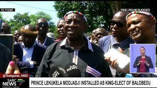 Prince Lekukela Modjadja installed as kingelect of Balobedu amidst throne dispute [upl. by Huey]