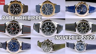 PATEK PHILIPPE Novelties 2023 filmed at Watches and Wonders in Geneva [upl. by Laehpar]