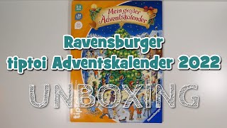 Ravensburger tiptoi Adventskalender 2022  UNBOXING [upl. by Eniamert]