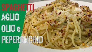 Spaghetti Aglio Olio e Peperoncino  Best Itaian Spaghetti [upl. by Mcdonald]