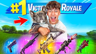 Letting my PUPPY Pick my LOOT in Fortnite [upl. by Odom]