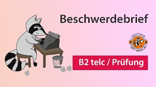 Beschwerdebrief B2 Sprachkurs  Prüfungsvorbereitung B2 telc [upl. by Ateinotna822]