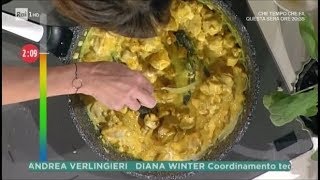 Le ricette di Benedetta Parodi  Pollo al curry con riso basmati  Domenica In 19112017 [upl. by Chris]