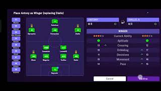 New Attacking formation alert Football Manager and SM 24 fm24 fm24mobile sm24 [upl. by Bywaters]