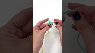 HOW TO securely join yarn using the weaver’s knot  crochet yarn theknottyboss [upl. by Inilahs]