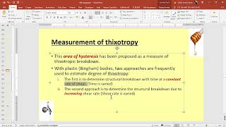 Measurement of Thixotropy [upl. by Lachman]