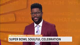 CBS Morning Announces Nate Burlesons Big Award from Super Bowl Soulful Celebration [upl. by Nuahsed]