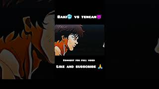 Baki hanma 🥶 vs Tengan😈 bakihanma bakihanmaseason2 yujirohanma ytshort shots animeedit viral [upl. by Leander]