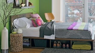 DIY Platform Bed with Storage [upl. by Yelkcub640]