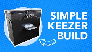 How to make a Keezer for home brew on tap  A simple DIY Kegerator with builtin temperature control [upl. by Valoniah]