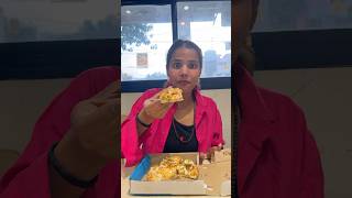 Eating Street Pizza In Dominos 😱 Eating Street Food In Dominos Food Challenge shorts ashortaday [upl. by Elnore536]