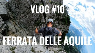 VLOG 10  Via Ferrata delle Aquile Dolomiti Paganella [upl. by Antons724]