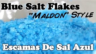 Blue Salt Flakes  Escamas De Sal Azul  PinCactuss [upl. by Bendick438]