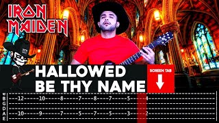 【IRON MAIDEN】 Hallowed Be Thy Name  cover by Masuka  LESSON  GUITAR TAB [upl. by Cerys]