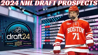 Top 10 BEST Center Prospects  2024 NHL Draft [upl. by Lajet]