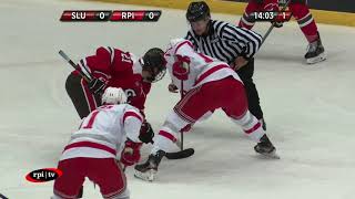 RPI Mens Hockey vs St Lawrence University [upl. by Ecaidnac663]